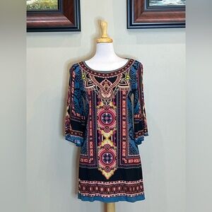 Flying Tomato | Size Small Colorful Patterned Tunic/Dress